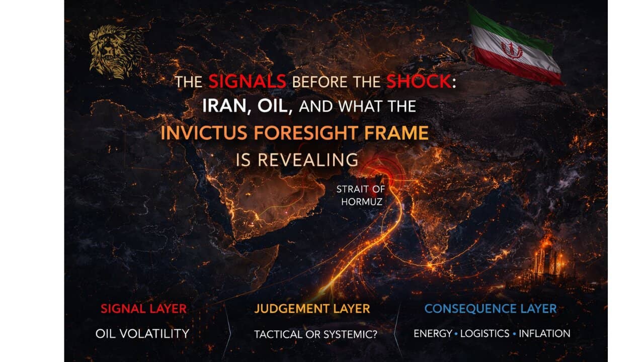 The Signals Before the Shock