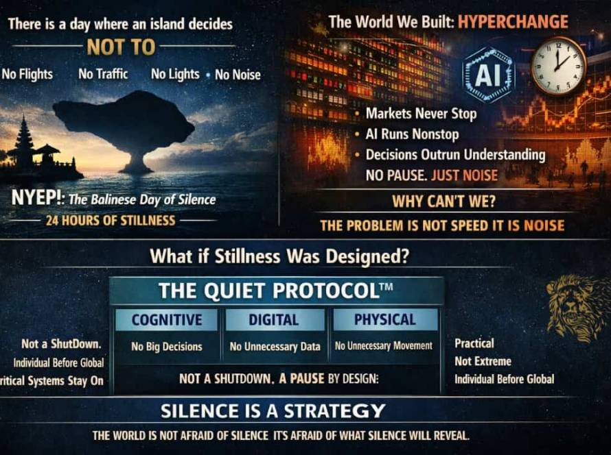 WHEN THE WORLD CHOOSES TO GO SILENT