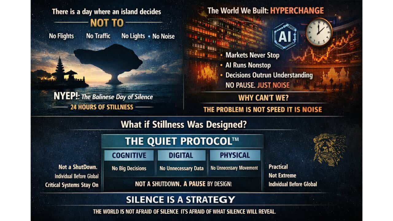 WHEN THE WORLD CHOOSES TO GO SILENT