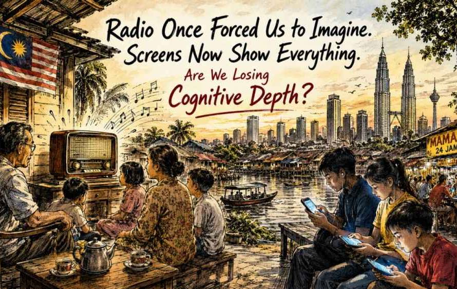 Radio Once Forced Us to Imagine. Screens Now Show Everything. Are We Quietly Losing Cognitive Depth?