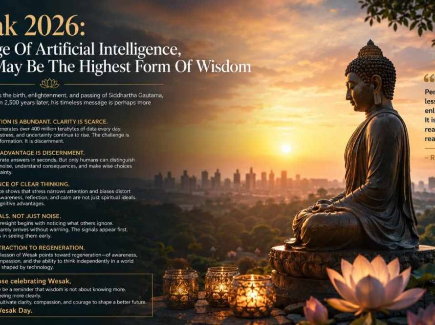 Wesak 2026 and Artificial Intelligence: Wisdom & Clarity