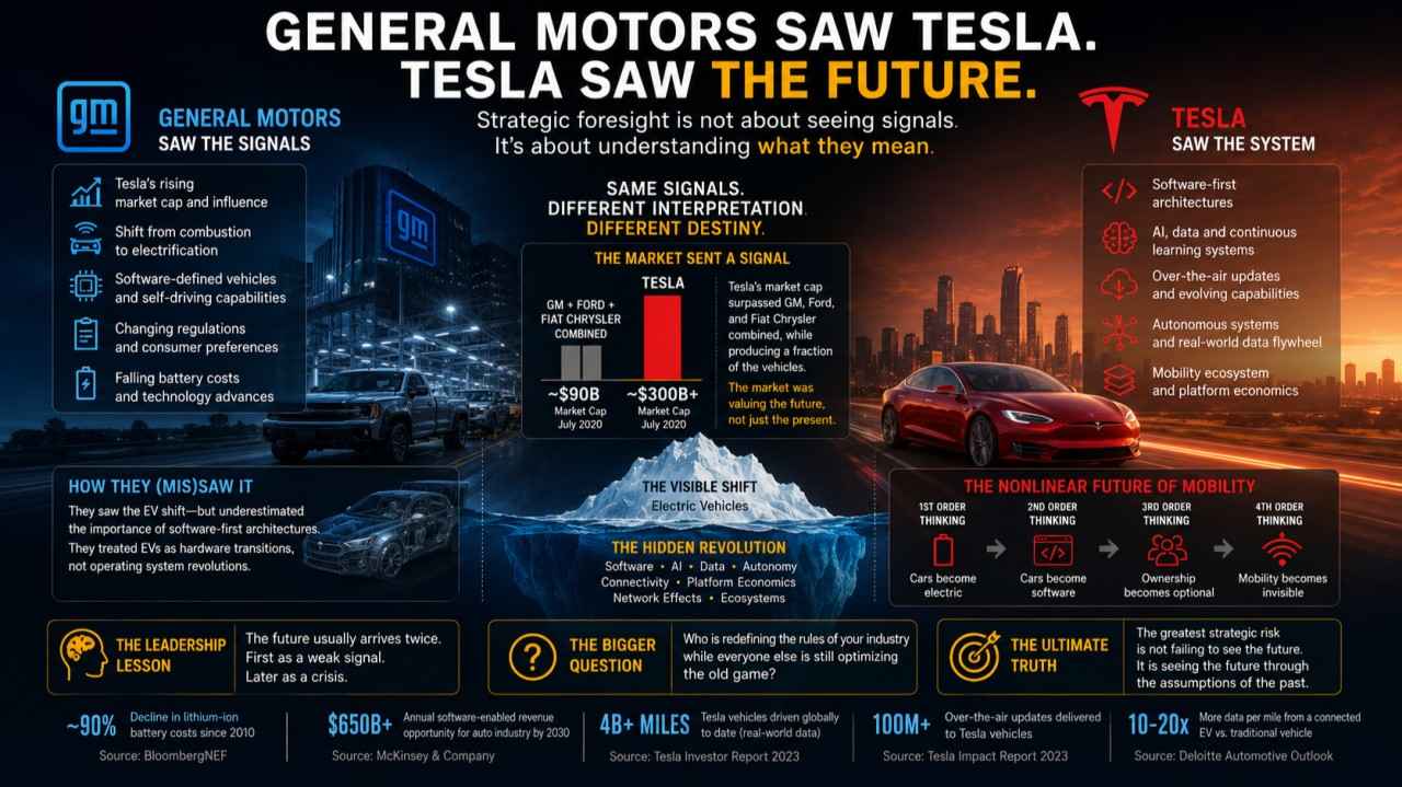 Tesla vs General Motors strategic comparison
