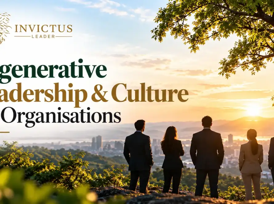 Leaders discussing regenerative leadership and culture in an organisation
